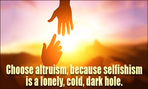 Altruism quote