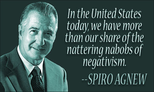 Spiro Agnew quote