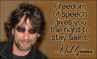 Freedom of speech gives you the right to stay silent.
