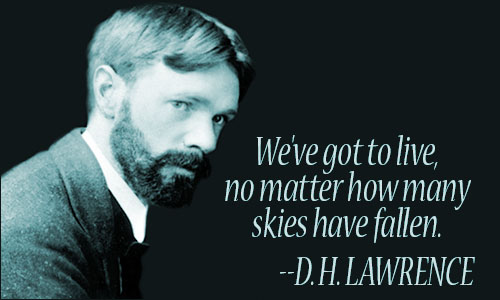 dh lawrence self pity meaning