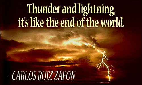 thunder and rain quotes