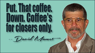 David Mamet quote