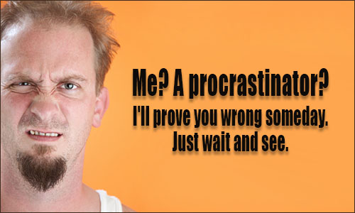 Procrastination quote