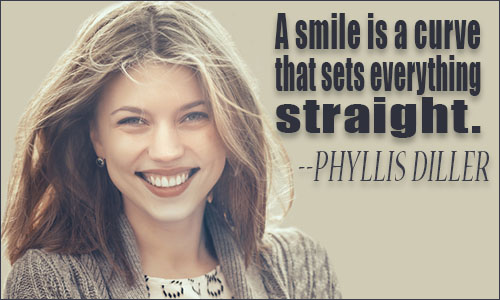 Smiling quote