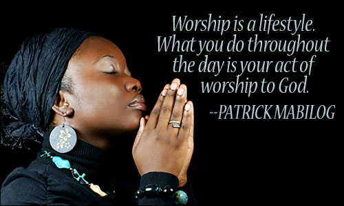 Worship quote